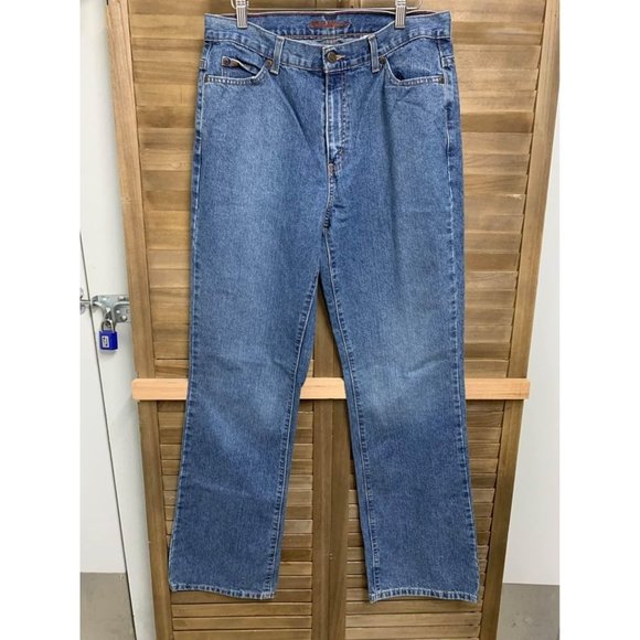 Eddie Bauer Denim - Eddie Bauer Boot Cut Denim Blue Jeans Size 12 Tall